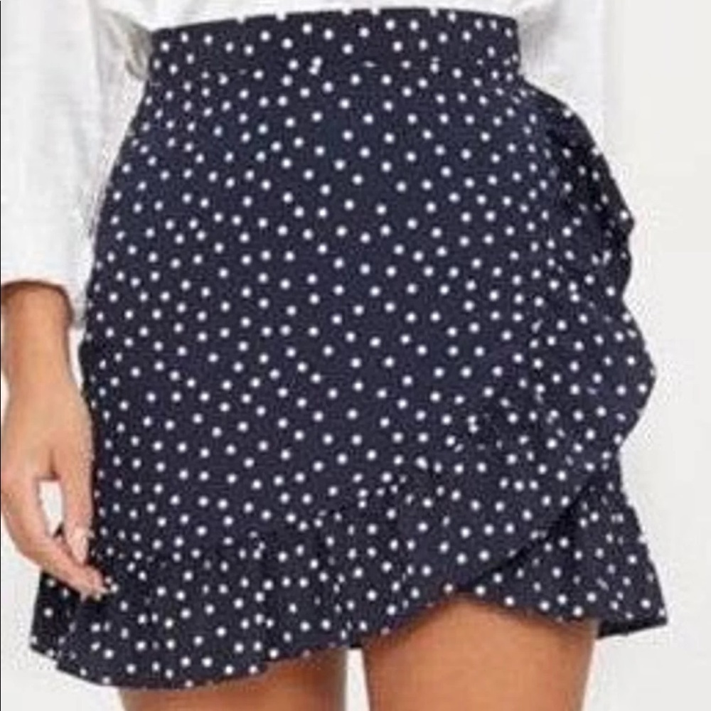 NWT purple w white polka dots pretty little thing